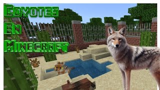 Hábitat de Coyotes en Minecraft 1Zoológico Serie [upl. by Patric]