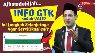 Info GTK Sudah Valid Ini Langkah Selanjutnya agar Sertifikasi Segera Cair [upl. by Chapman]