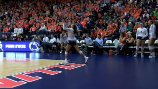 Illini volleyball set to open season more than a year after playing last match [upl. by Tnecnivleahcim720]