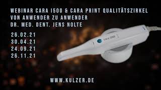 Webinare cara i500 und cara Print Qualitätszirkel  Programmvorschau DE [upl. by Ellimac785]