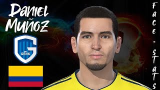 DANIEL MUÑOZ  FACE  STATS  PES 2018  COMO CREAR  HOW TO CREATE  COMO FAZER [upl. by Bazar947]