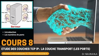 Cours N°8 réseaux 2 TCP IP La Couche Transport Les numéros de ports  Riahla [upl. by Rhona812]