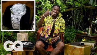 Gucci Mane Shows Off His Insane Jewelry Collection  On the Rocks  GQ [upl. by Mario157]