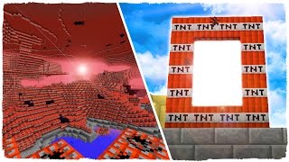 👉 MINECRAFT ABRIMOS EL PORTAL A LA DIMENSIÓN DE TNT Y LA HACEMOS EXPLOTAR [upl. by Yard]