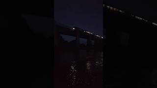 Class 43 crossing marykirk viaduct at nighttrainspotterukrailway trainspottinguk trainscotrail [upl. by Oj]