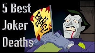 The 5 Best Deaths Of The Joker [upl. by Ahtel]