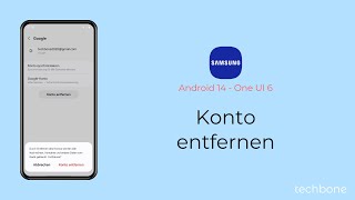 Konto entfernen  Samsung Android 14  One UI 6 [upl. by Zechariah219]