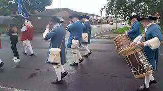 whit Monday parade Liverpool sir Henry inglesby drum and fife reenactment band 2024 part 7 [upl. by Zaremski305]