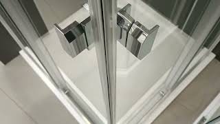 SanSwiss D20SE20904007 Arelia corner entry shower doors [upl. by Arundel]