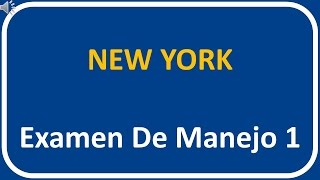 Examen De Manejo De New York 1 [upl. by Gnourt]