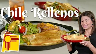 HOW TO MAKE CHILE RELLENOS Delicious Easy Recipe Using Hatch Green Chile [upl. by Pump]