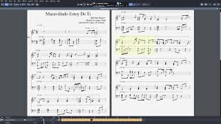 Maravillado Estoy De Ti  Miel San Marcos Piano Partitura [upl. by Yramliw432]