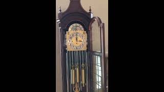 Herschede 1979 Edinburgh 9Tube Grandfather Clock  Whittington Chime [upl. by Chrotoem265]