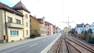 ★ 4K 🇨🇭Lenzburg  Seetal  Luzern cab ride Switzerland 022020 [upl. by Hamburger]