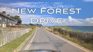 New Forest UK  Scenic 4K Drive Video  National park in Southern England [upl. by Geminius]