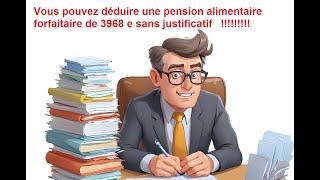 comment déduire les pensions alimentaire impôt 2024 [upl. by Lawrence]