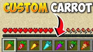 Minecraft But There are Custom Carrots  Minecraft Mods  Minecraft gameplay Tamil [upl. by Nirrak]