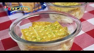 Tres leches con galletas Ducales [upl. by Ddene]