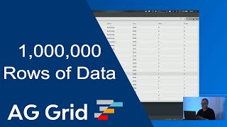 JavaScript Data Grid With Server Side Data  1000000 rows [upl. by Adnuhsat]