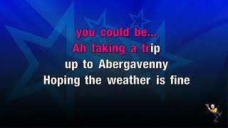 Abergavenny  Marty Wilde KARAOKE [upl. by Asyar785]