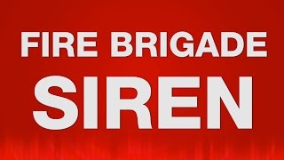 Fire Brigade Siren SOUND EFFECT  Feuerwehr Sirene SOUNDS [upl. by Analiese]