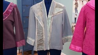 Londa Rohlfing Shows How To Create Sweatshirt Jackets on Its Sew Easy 5032 [upl. by Benedict]