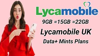 Lyca mobile internet Plans lycamobile data plan [upl. by Amado]