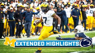 Michigan at Penn State  Extended Highlights  Big Ten Football  Nov 11 2023 [upl. by Schurman331]