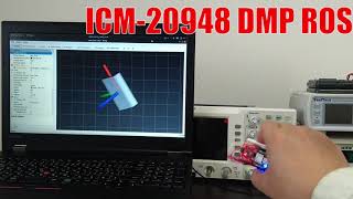 9軸IMUセンサ ICM20948 DMPをArduinoで動かす  9DOF IMU ICM20948 DMP3 AccelGyroMag data Fusion amp ROS [upl. by Herriott]