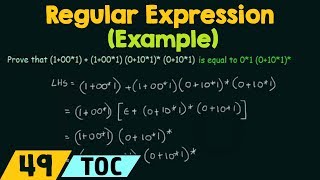 An Example Proof using Identities of Regular Expressions [upl. by Aivull]