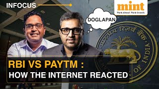 Paytm Under Fire On Social Media Ashneer Deepak Shenoy Express Displeasure Over RBI Restrictions [upl. by Bettina431]