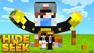 Minecraft TINY vs GIANT Hide and Seek with YesSmartyPie KhatarnakIshan [upl. by Elirpa]