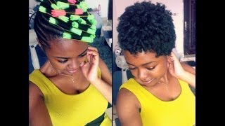 Tuto coiffure bigoudis sur cheveux naturels courts [upl. by Sharlene107]