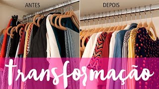 Como ORGANIZAR o GUARDA ROUPA  Thais Marques [upl. by Nnaycnan193]