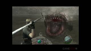 How to Beat Del Lago Boss Lake Monster In Resident Evil 4 [upl. by Luanne708]