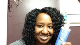 NEW Lottabody Moisturize Me Curl and Style Milk DEMO REVIEW  Relaxer Natural Hair [upl. by Diba319]