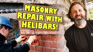 HOW TO REPAIR CRACKS WITH HELIBARS 👷‍♂️ [upl. by Schellens350]