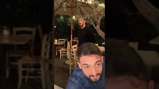 VIDEO  Stefano De Martino compleanno da Concettina ai Tre Santi con Michele Franzese [upl. by Erelia]