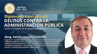 9NA SESIÓN  DIPLOMADO ESPECIALIZADO EN DELITOS CONTRA LA ADMINISTRACIÓN PÚBLICA [upl. by Thunell]