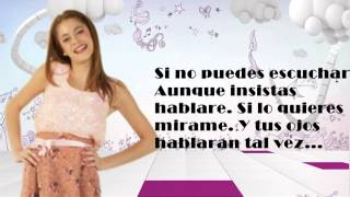 Violetta Habla si puedes Letra Completa [upl. by Maryanna]