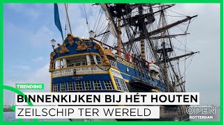 Binnenkijken bij hét houten zeilschip ter wereld Götheborg of Sweden  TRENDING [upl. by Anirehtak]