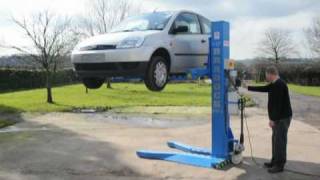 Bradock 5 series portable car lift [upl. by Raamaj]