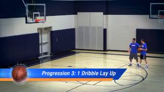 Basketball Lay Up Drills  3 Lay Up Progressions For Beginners [upl. by Adekram]