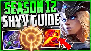 How to Play AD Shyvana Jungle amp CARRY for Beginners  Best BuildRunes Season 12 League of Legends [upl. by Goines67]