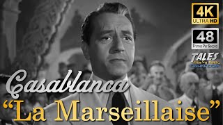 Casablanca quotLa Marseillaisequot Remastered to 4K48fps HD [upl. by Mayhew]