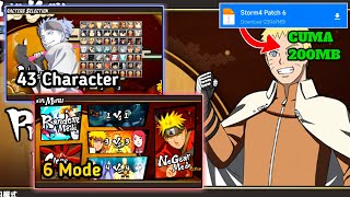 NO FORCLOSE ‼️ Naruto senki mod Strom 4 patch 6apk cuma 200 MB [upl. by Nosyla]