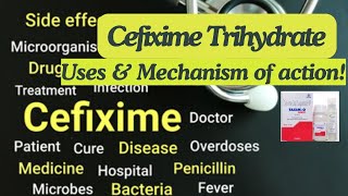 Cefixime Trihydrate Uses amp Mechanism of action cefiximetrihydrate impetigo pneumonia gonorrhea [upl. by Kora889]