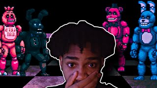 FNAF INTO THE PIT FULL MARATHON ALL ENDINGS  SECRETS  Halloween Special [upl. by Ermina]