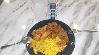 Yummy Briyani Rice With Mutton And Chicken malaysia pakistan philippines bangladesh food asmr [upl. by Eerat]