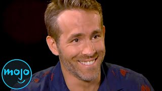 Top 10 Unscripted Ryan Reynolds Moments [upl. by Wauters]